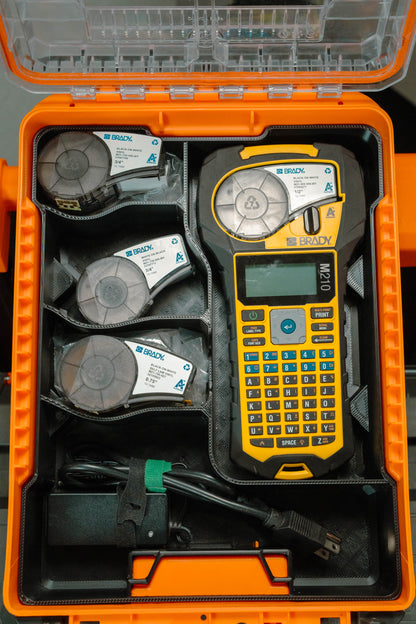 Labeler in organizer insert